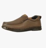 Men’s Brown Leather Casual Slip-On Shoes - Image 4