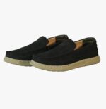 Men’s Black Suede Casual Comfort Loafers - Image 4