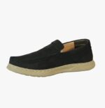 Men’s Black Suede Casual Comfort Loafers - Image 3