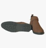 Men’s Premium Brown Leather Buckle Chelsea Boots - Image 2