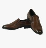 Men’s Brown Leather Formal Slip-On Shoes - Image 5