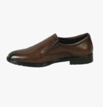 Men’s Brown Leather Formal Slip-On Shoes - Image 3