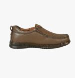 Men’s Brown Leather Casual Slip-On Shoes - Image 5